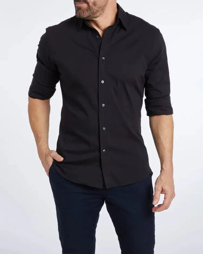 Vince Oxford Shirt with Zipper