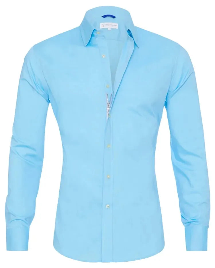 Vince Oxford Shirt with Zipper