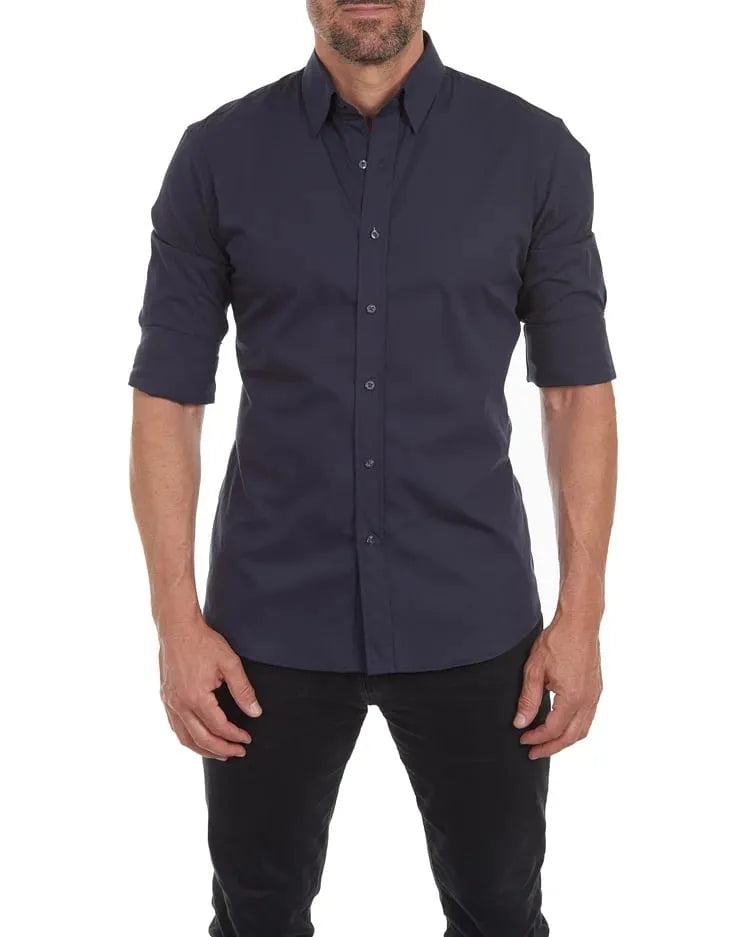 Vince Oxford Shirt with Zipper