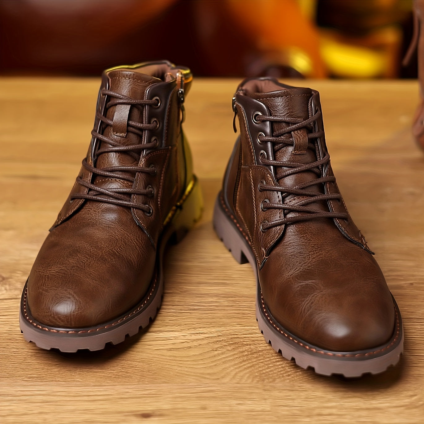 Aston | Sturdy leather lace-up boots