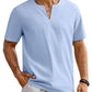 Casual Linen Style Henley Shirt (US Only)