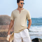 Casual Linen Style Henley Shirt (US Only)