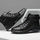 Javon | Black Leather Boots