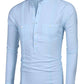 Henley Cotton Beach Shirts (US Only)