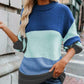 Fashion Knitted Striped Sweater