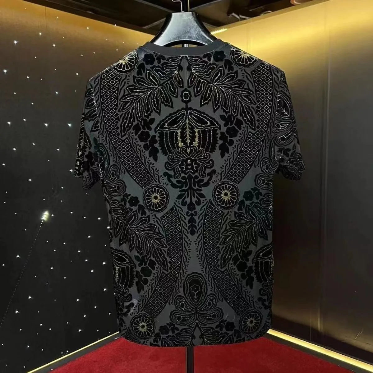 THE RICARDO LUXURY VELVET T-SHIRT