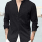 Long Sleeve Linen Style Shirt