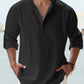 Cotton Linen Casual Long Sleeve Shirt