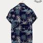 Hawaiian Style Printed Cotton Linen Shirt