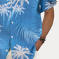 Hawaiian Floral Cotton Linen Shirt