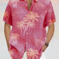 Hawaiian Floral Cotton Linen Shirt