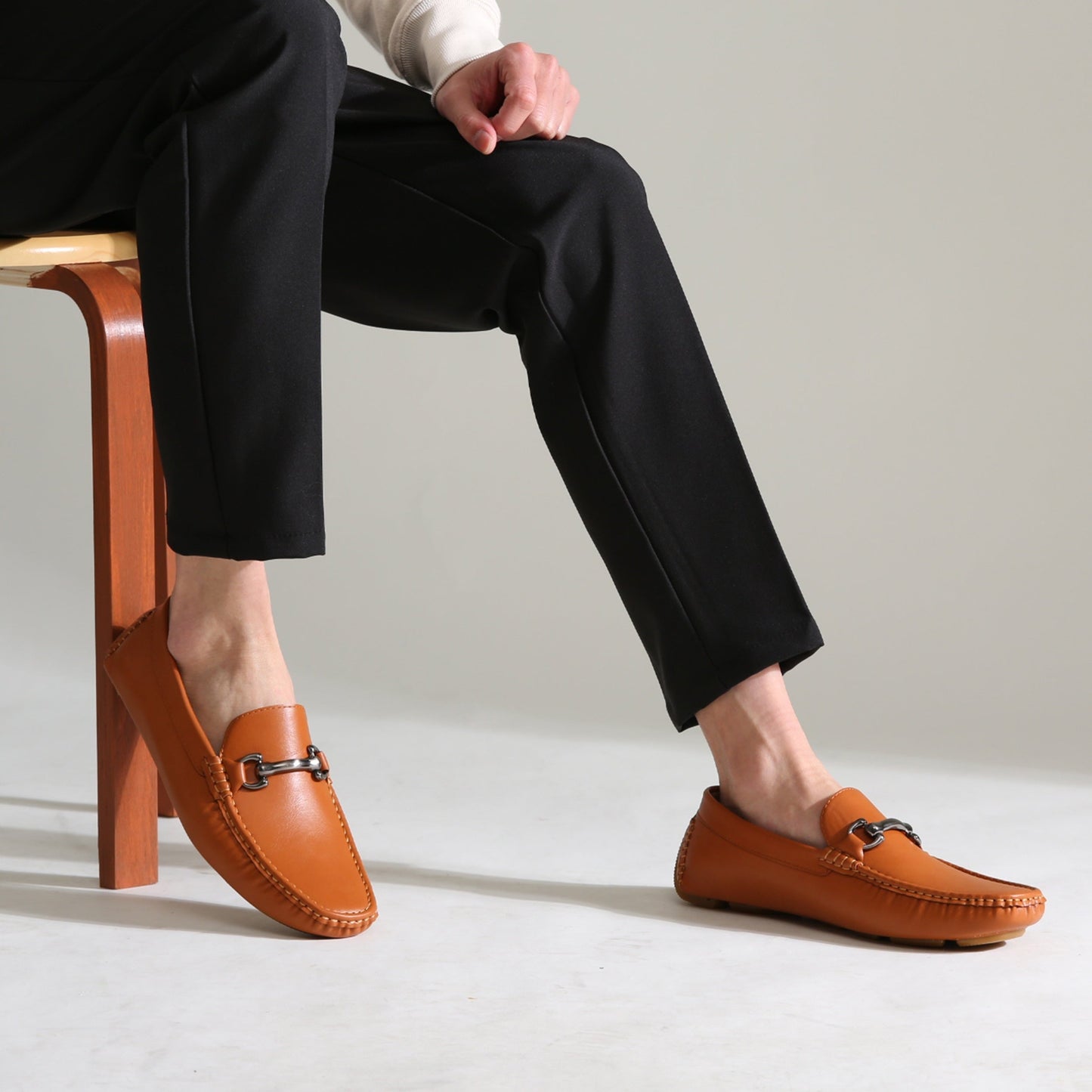 Diogene Vaccari Leather Loafers