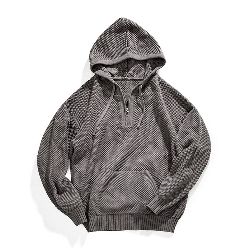 KINGS CROSS LEGACY KNIT WAFFLE HOODIE